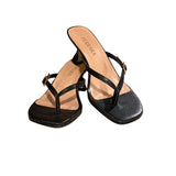 Tamanco flip flop preto