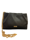 Bolsa duo/ carteira ou alça de corrente dourada.