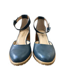 Scarpin de couro marinho 120