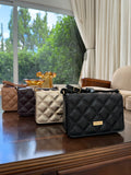 Bolsa pequena crossbody metalassê