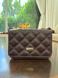 Bolsa pequena crossbody metalassê