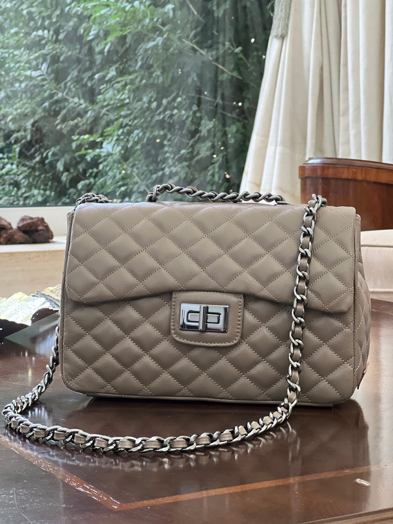 Bolsa de couro clássica