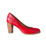 Scarpin vermelho couro 003