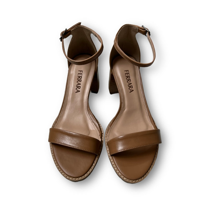 Sandália couro bambu 106