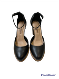 Scarpin couro preto 020