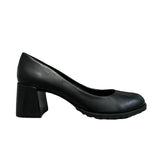 Scarpin de couro preto 103