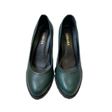 Scarpin de couro militar 003